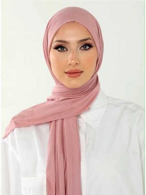 Flora Tekstil Likrali Kaliteli Penye Şal 180X75 SAL2312