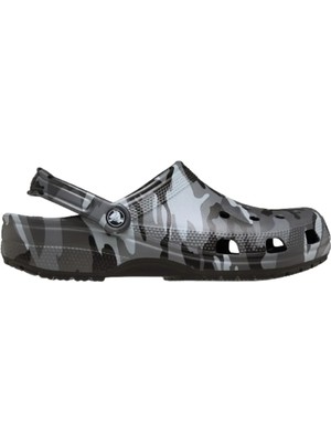Crocs Classic Camouflage Clog 211936-0DD Siyah Terlik