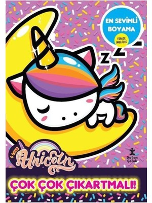 TeknoKapsül Doğan Çocuk I Love Unicorn En Sevimli Boyama Çok Çok Çıkartmalı!