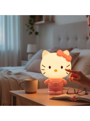 Hediyesahibi Hello Kitty Şarjlı Masa Lambası