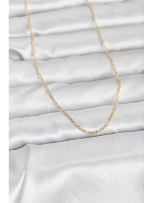 Egecen cm 14K Gold Renk 60 cm Zincirli Kadın Kolye 5886 - EC001Z-55ZE56