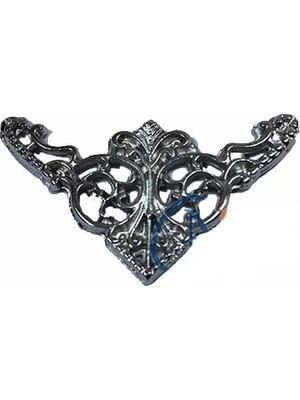 Aesco Dekoratif Köşe Süsü, Köşelik - Küçük, 19X34MM, Nikel, 100 Adet