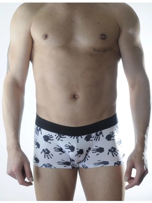 Aesco Erkek Desenli Boxer