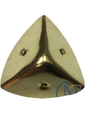 Aesco Dekoratif, Kutu, Sandık Köşesi - 45X28 Mm, Büyük, Sarı, 100 Adet