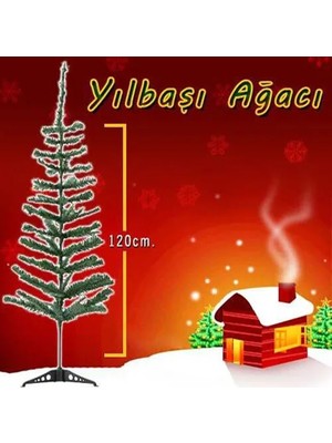 Aesco Yılbaşı Çam Ağacı Gür Dallar 120 cm