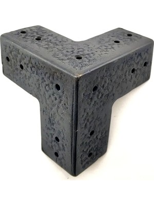 Aesco Antika Tarz Dekoratif Pirinç Köşe Gönye - 68X68 Mm, Oksit