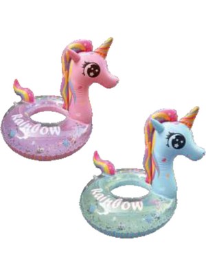 Aesco 2410053 - Hayvan Başlı Unicorn Simit 64 cm - 1 Adet