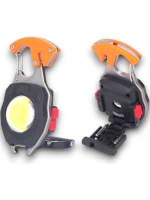 Northcity Çok Işlevli Işık: Taşınabilir Rechargeable LED Anahtarlık Feneri ve Acil Durum Çantası Yardımcısı