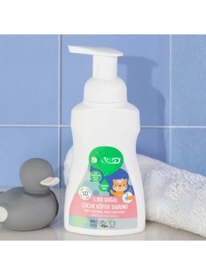 Aesco Mey Ithalat® %100 Doğal Zeytinyağlı Kids Köpük Sabun 250 ml