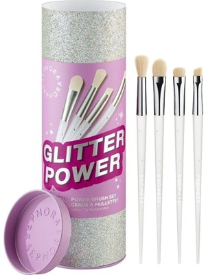 Nacario Sephora Glitter Power Brush Set - 4'lü Göz Fırçası Seti