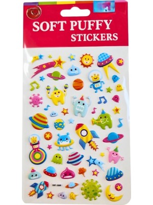 tp Puffy Stickers Space