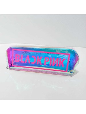 Nacario Hologram Blackpink Kpop Kalemlik Fermuarlı Makyaj Çantası