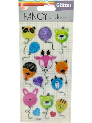 tp Glitter Stickers Balon