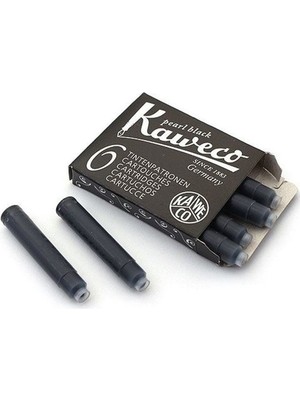 Mikro Kaweco Dolma Kalem Kartuşu 6 Lı Siyah 10000257