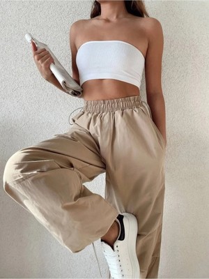 Exit Collection Paraşüt Pantolon Beli Paçası Ayarlanabilir Lastikli