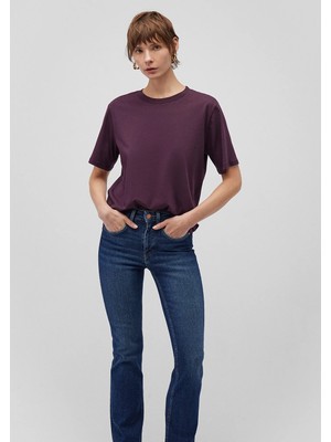 Mavi Mor Basic Tişört 1600955-70635