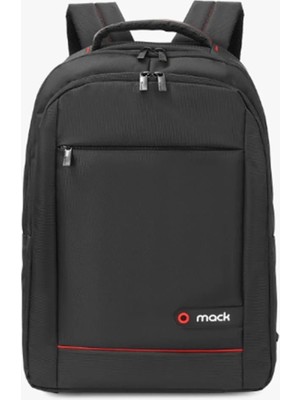 Mack MCC-006 15.6" Office USB Girişli Notebook Sırt Çantası Siyah (Dahili USB Şarj Portu)