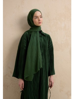 Fresh Scarfs Modal Krinkıl Şal Çam Yeşili
