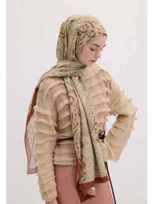 Fresh Scarfs Elora Desen Şal Kiremit