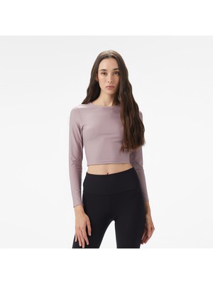 Energetics Olene Ls Kadın Mor Antrenman T-Shirt