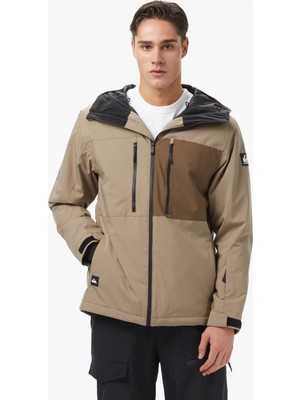Quiksilver Sycamore Solid 20K Erkek Gri Kayak Montu