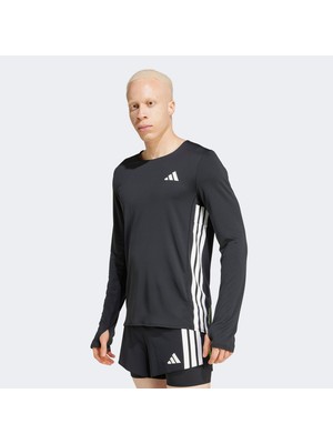 Adidas Adizero Erkek Siyah Koşu T-Shirtü