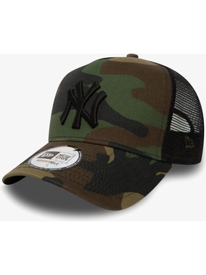 New Era New York Yankees Kamuflaj Çocuk Yeşil Şapka