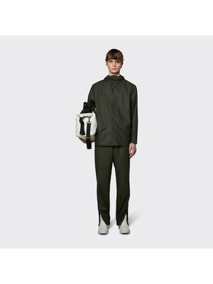 Rains Waterproof Unisex Yeşil Yağmurluk