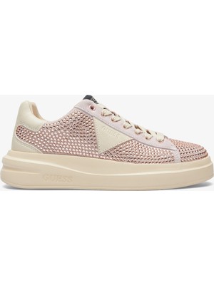 Guess Elbina Suede Kadın Pembe Sneaker