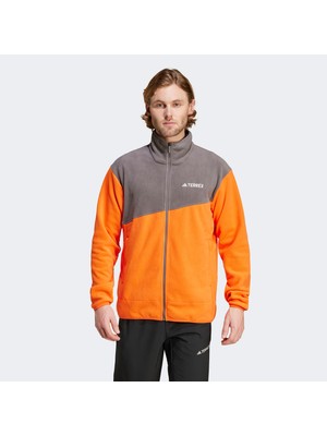 Adidas Terrex Multi Full Zipped Erkek Turuncu Sweatshirt
