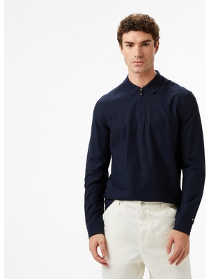 Tommy Hilfiger Performance Casual Erkek Lacivert Polo