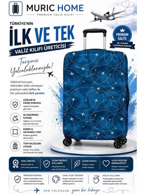 Muric Home Valiz Kılıfı Bavul Koruyucu