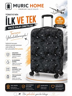 Muric Home Valiz Kılıfı Bavul Koruyucu