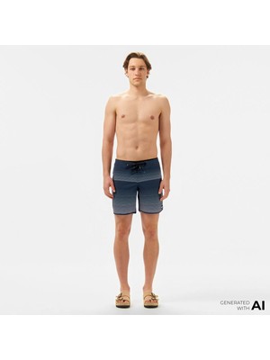 Quiksilver Surfsilk Scallop 18 Erkek Yeşil Deniz Şortu