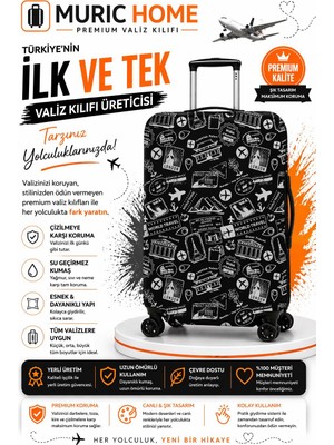 Muric Home Valiz Kılıfı Bavul Koruyucu