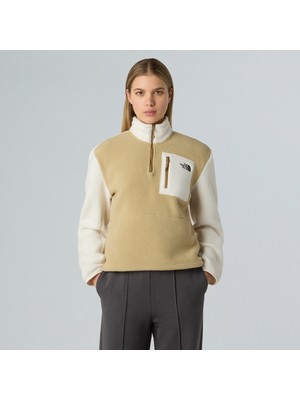 The North Face Yumiori 1/4 Zip Kadın Kahverengi Polar Mont