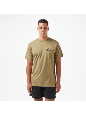 Quiksilver Ev Mini Logo Ss Erkek Haki T-Shirt