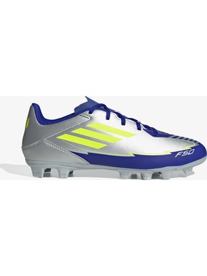 Adidas F50 Club Messi Erkek Gri Çim Saha Kramponu