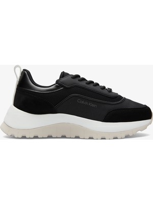 Calvin Klein Runner Lace Up Mesh Kadın Siyah Sneaker