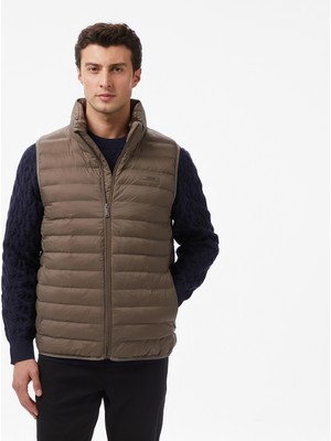 Calvin Klein Nylon Puffer Erkek Gri Yelek