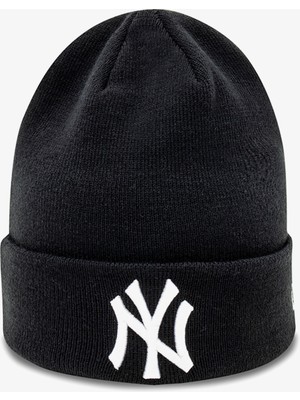 New Era Mlb Essential Cuff Beanie Unisex Siyah Bere