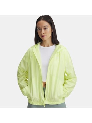 Under Armour Rival Sport Windbreak Kadın Sarı Ceket