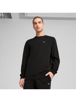 Puma Ess Elevated Crew Tr Erkek Siyah Sweatshirt