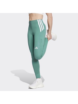 Adidas Adizero Full Length Kadın Yeşil Koşu Taytı
