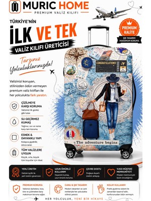Muric Home Valiz Kılıfı Bavul Koruyucu
