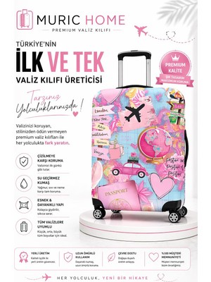 Muric Home Valiz Kılıfı Bavul Koruyucu