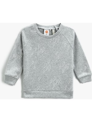Koton Basic Sweatshirt Bisiklet Yaka