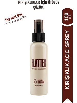 Flatter Kırışıklık Açıcı Kumaş Bakım Spreyi 100 ml Soft Koku ile Anında Etki Sağlar