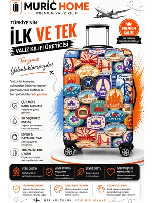 Muric Home Valiz Kılıfı Bavul Koruyucu