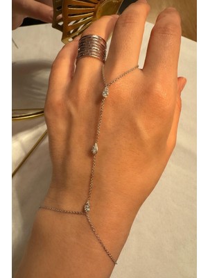 Bacc Silver El Aksesuarı Şahmeran Zincir
